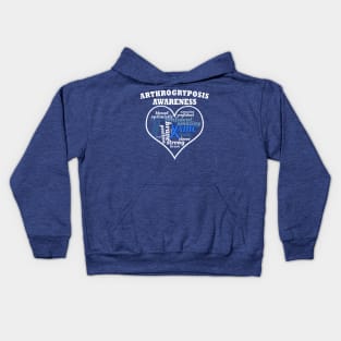 Arthrogryposis Multiplex Congenita Awareness Kids Hoodie